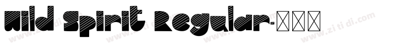 Wild Spirit Regular字体转换